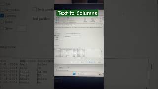 Convert text to columns in Excel #chatgpt #excel