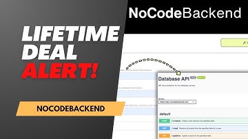 NoCodeBackend   AppSumo Lifetime Deal Review
