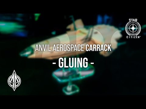 JRDF Anvil Aerospace Carrack Kit Model Experience - #4 - Gluing - video from JRDF