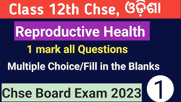 Biology Important 1 Mark Questions: plus two 2nd year chse odisha