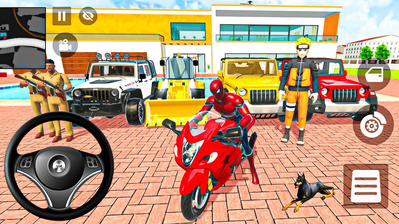 Modified Police Car 🚨 Gangster Life in Indian Streets | Open WorldGame game for android ❤️