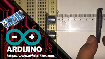 Ultrasonic Sensor HC-SR04 - Arduino nano - Officialhrm.com