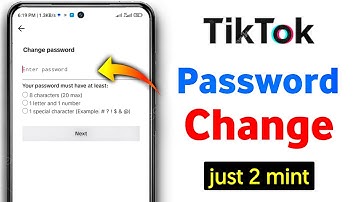 How to change Tiktok password | Tiktok ID password change 2023