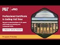 Online course preview  professional certificate in coding full time at mit xpro
