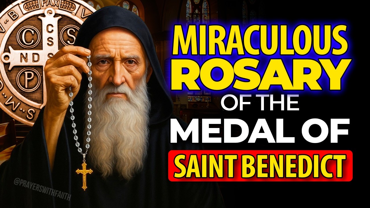 🛡 Розарий с медалью Святого Бенедикта – щит против всего зла