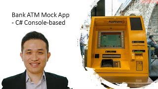 Bank ATM Mock App - C# Console-based (Free Snippet Source Code)