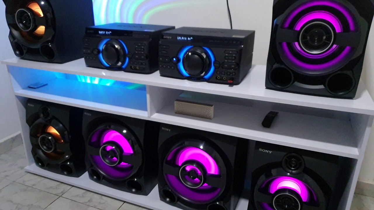 Dois Sony M80D tocando juntos via W 