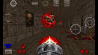 Уровень 2 игры Дум Плутония карта MAP 02 Final DOOM PLUTONIA секреты map02 прохождение на Андроид