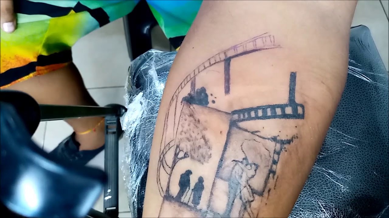 COMO TATUAR TATUAJE DEDICADO A LA FAMILIA PARTE 9 EN EL BRAZO - YouTube