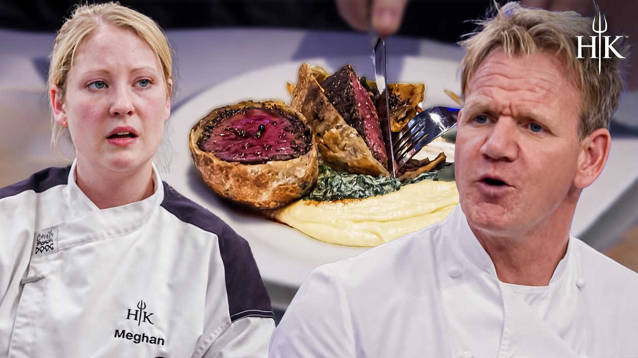 KITCHEN ON FIRE! Ramsay Calls Chef A 