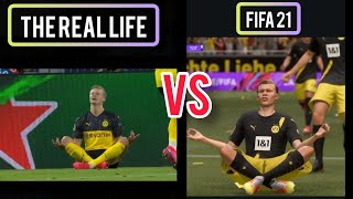 Fifa Vs Real Life _ Celebrations _ Fifa 21