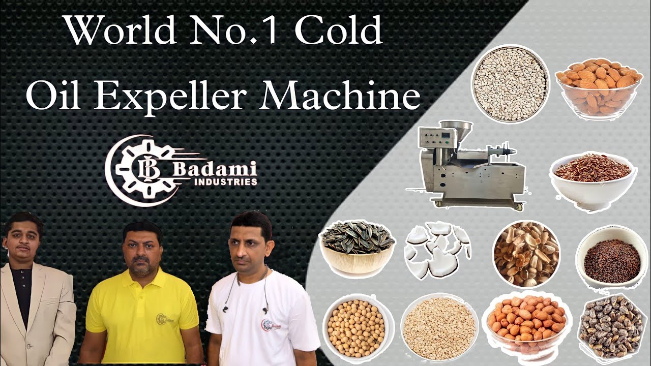 Launching World no.1 Cold Oil expeller Machine | All types of Seed Review and Demo With Explanation