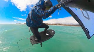 Beauty March Wing Foil Day Lake Ontario