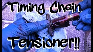 Toyota Timing Chain Tensioner Replacement (Demonstrating on a 2001 Corolla, 1.8 L, 1ZZ-FE)
