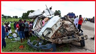 #BREAKING: AJALI MBAYA YAUA WATU 13 LINDI - GARI DOGO LAGONGANA USO KWA USOI NA LORI - 6 MAJERUHI