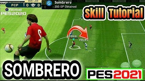 Tutorial Sombrero Flick | PES 2021 MOBILE ( Classic & Advanced Control)