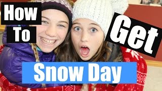 How to Get a Snow Day Hacks | Evelyn & Titi