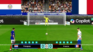 PARAGUAY VS FRANCIA FULL PENALTY SHOOTOUT  PAR VS FRA HIGHLI