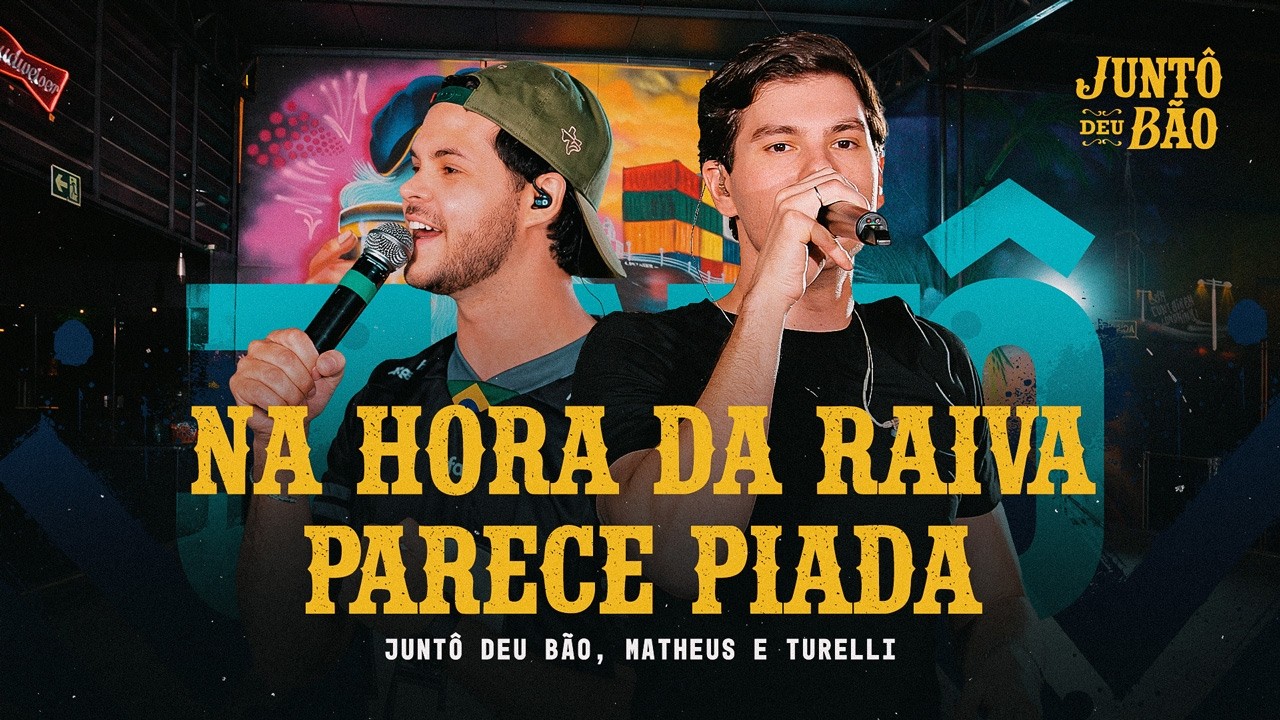 Capa do vídeo Na Hora da Raiva - Parece Piada (Juntô Deu Bão) Ao Vivo