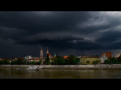 Peremfelhős zivatar Szegeden