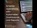 Automated Dashboards and Reports can be achieved with our solutions. #SAP #SAPpartners #terrabit