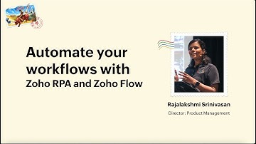 Automate your workflow with Zoho RPA & Zoho flow | Zoholics USA 2025