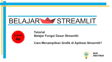 Belajar Streamlit [Dasar] - 04a - Cara Menampilkan Grafik di Aplikasi Streamlit Part 1