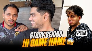 WHAT IS THE STORY BEHIND THEIR INGAME NAME? 😱 *ESPORTS EDITION* ft @GodLikeEsportss | VLOG