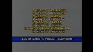 South Dakota Public TV Sign Off - April 25th, 1985 - REUPLOAD (and not fake)