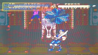 Sickle's Special Moves - Double Dragon V Sega Genesis 