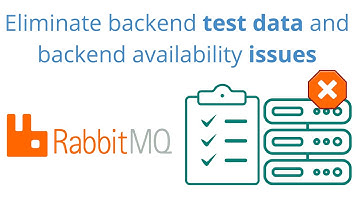 Eliminate RabbitMQ backend test data and backend availability issues