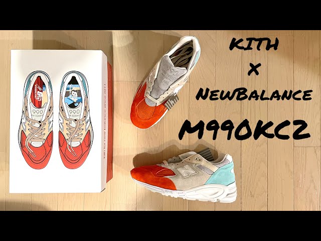 スニーカーレビュー】KITH x New Balance 990V2 Cyclades Review ...