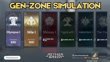 [Aether Gazer] Summertime Spree: Gen-zone Simulation - Nile I (Max Difficulty)