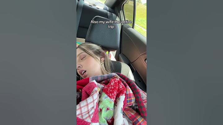 My wife when she offers to drive on roadtrips