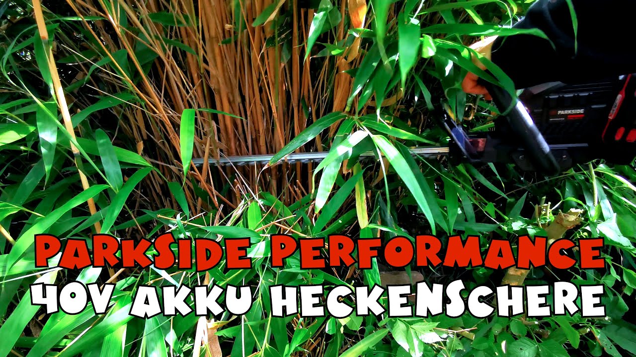 PERFORMANCE YouTube A1 Akku-Heckenschere PPHSA 40-Li PARKSIDE -