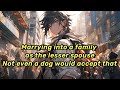 Marrying into a family as the lesser spouse? Not even a dog would accept that!