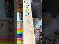 🎶 Endless Wood Track & Rainbow Finish! #marblerun #asmr