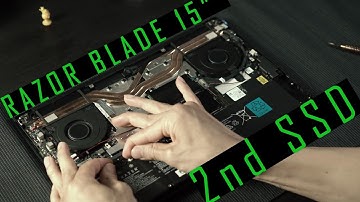 Adding a 2nd SSD, Razer Base 2020 (In 60sec)