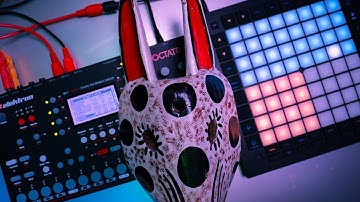 Simple look at Elektron Octatrack 1.4 Update with Novations Launchpad Pro MK3