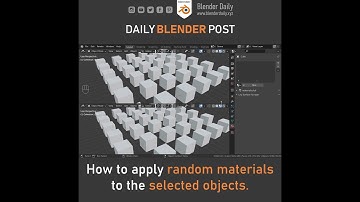 Random Materials in Blender