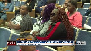 CCSD trustee uses racially insensitive language at meeting over high school threats