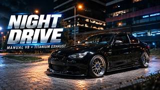 BMW E92 M3 Manual Chill Night City Drive PoV- 100% PURE EXHAUST SOUND THAT WILL MAKE YOU HAPPY