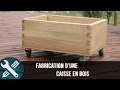 Bricolage vlogs  fabrication dune caisse en bois sur roulettes