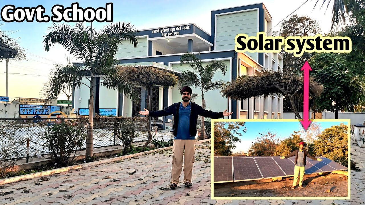 Hmare school mein solar system lagg gye 🏫