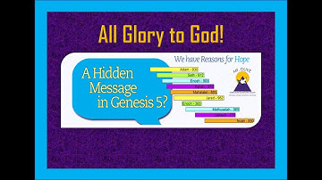 Daily Bible Bites - Jan 5 - Genesis 5 - A Hidden Message for Christians