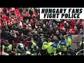 England Hungary Fans Fight Police