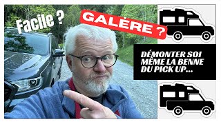 Vanlife 4x4 Removable cell for dummies episode 2: disassemble the bed of the FORD RANGER yourself...