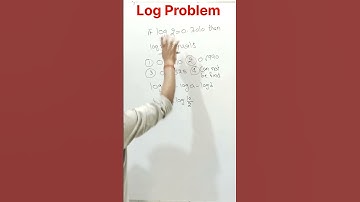 log Problem| 👿😈Easy to Understand||#SSC MATHS #math shorts #maths tricks Anand (Sir IIT MADRAS)