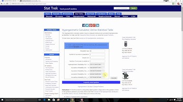 Intro to the Hypergeometric Calculator