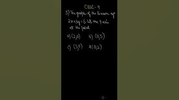 CBSE 9 |LINEAR EQUATIONS IN TWO  VARIABLES |  EXEMPLAR MCQ QUESTIONS # 5 | NCERT EXEMPLAR QUESTIONS